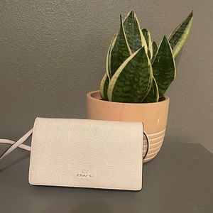 White Coach crossbody/clutch